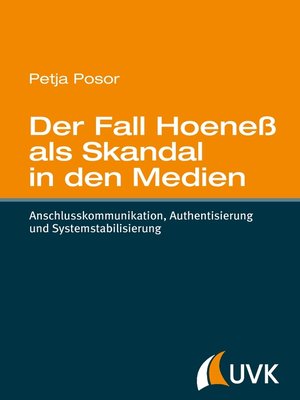 cover image of Der Fall Hoeneß als Skandal in den Medien